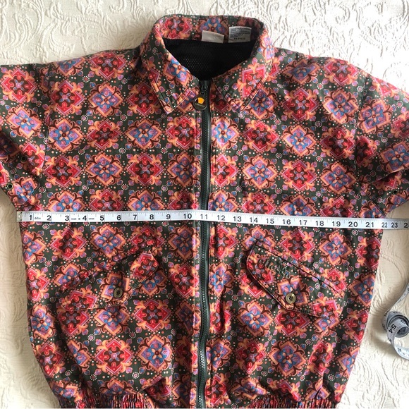 Ellesse Pink Full Zip-Up Collared Bomber Long Sleeve Jacket - Picture 7 of 8